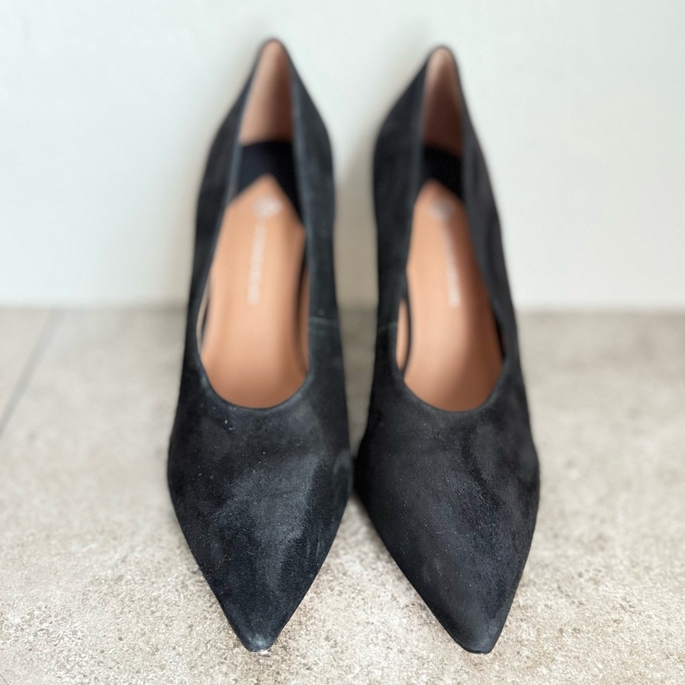 NEW Antonio Melani Saige Black Suede Stiletto Pumps Women’s Size‎ 11 - Picture 4 of 9